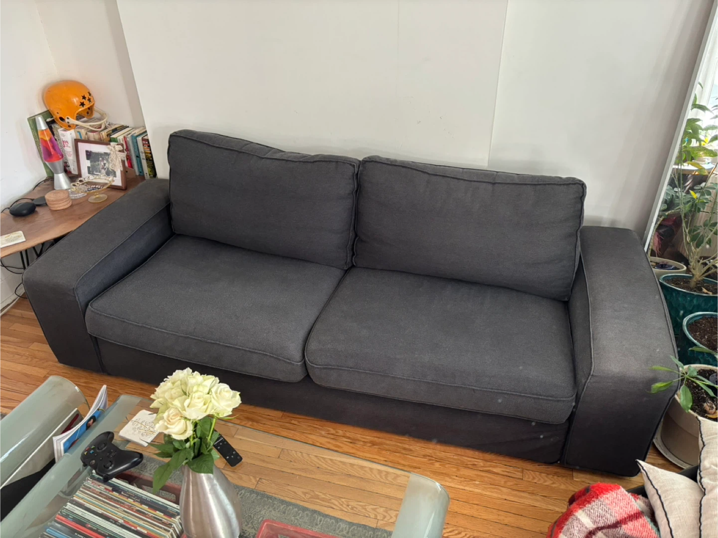 IKEA Grey Sofa - photo 5