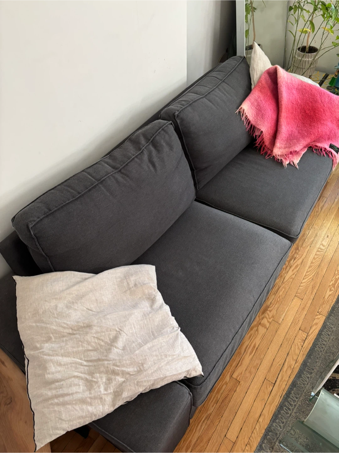 IKEA Grey Sofa - photo 3