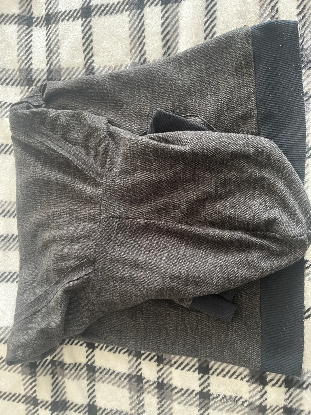 Charcoal Grey Hoodie with Button Detail image indicator(4)