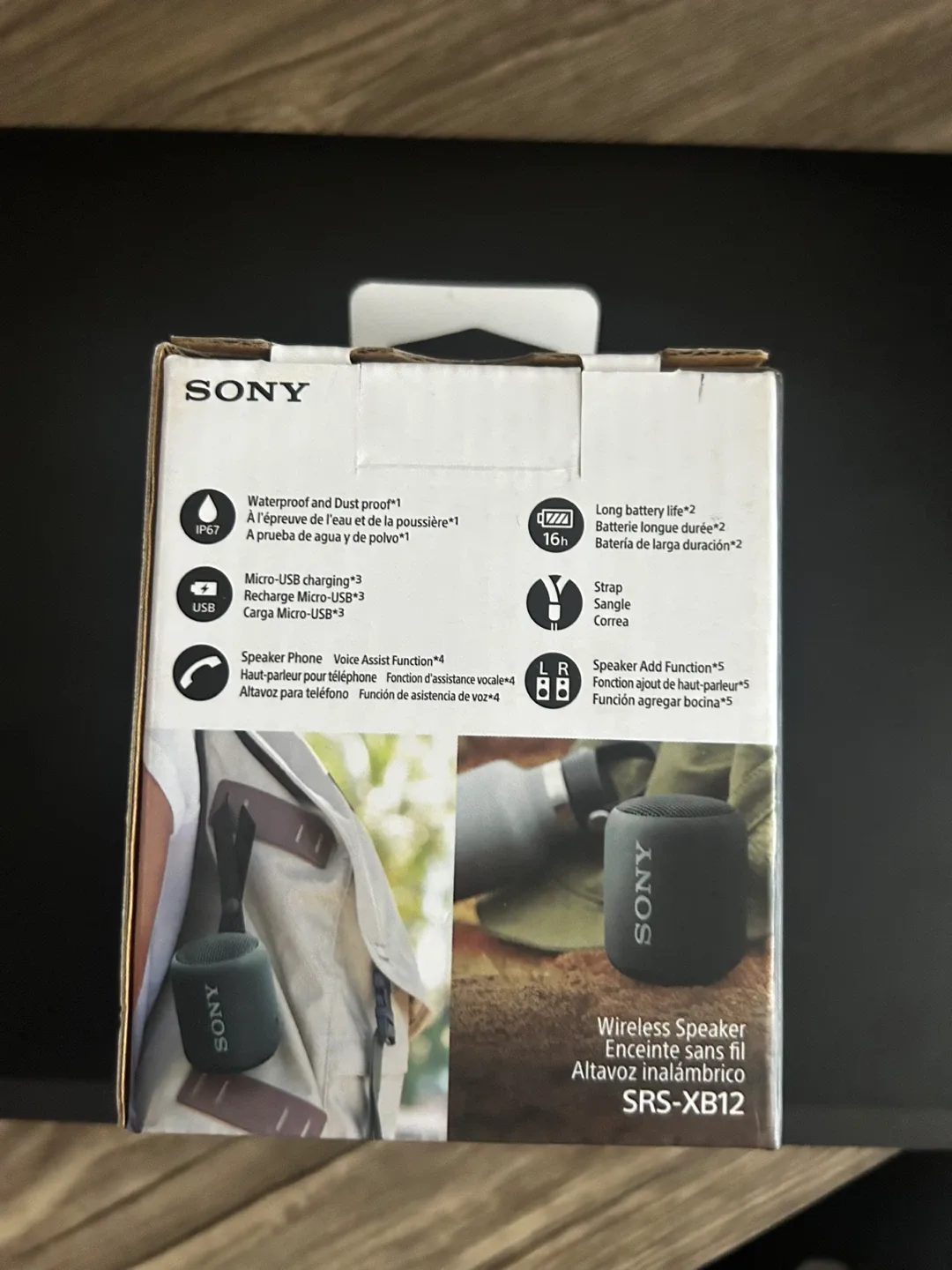 Sony SRS-XB12 Wireless Speaker - Extra Bass image indicator(4)