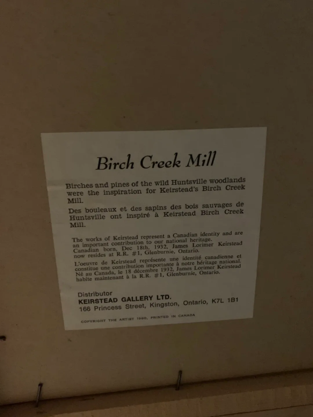 Birch Creek Mill Framed Print image indicator(2)