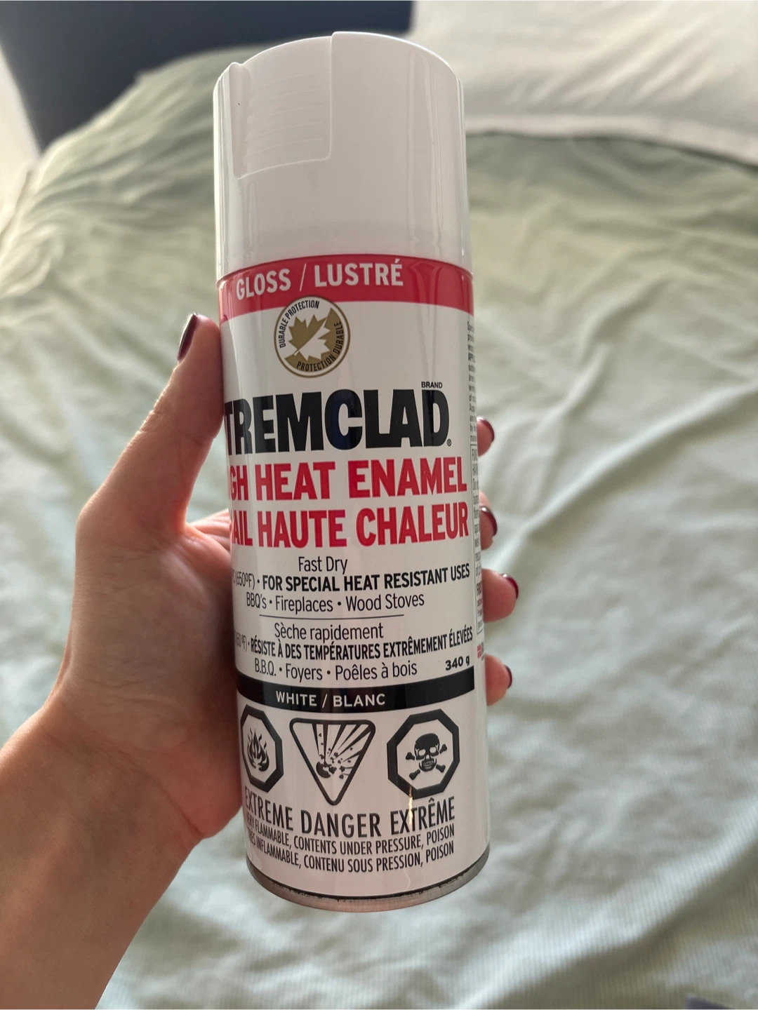 Tremclad High Heat Enamel spray - White - photo 2