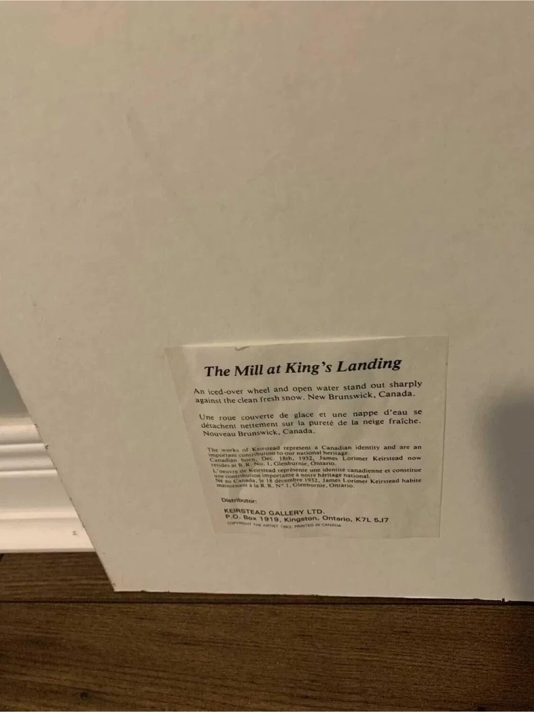 Kirstead 'The Mill at King's Landing' Framed Print image indicator(2)