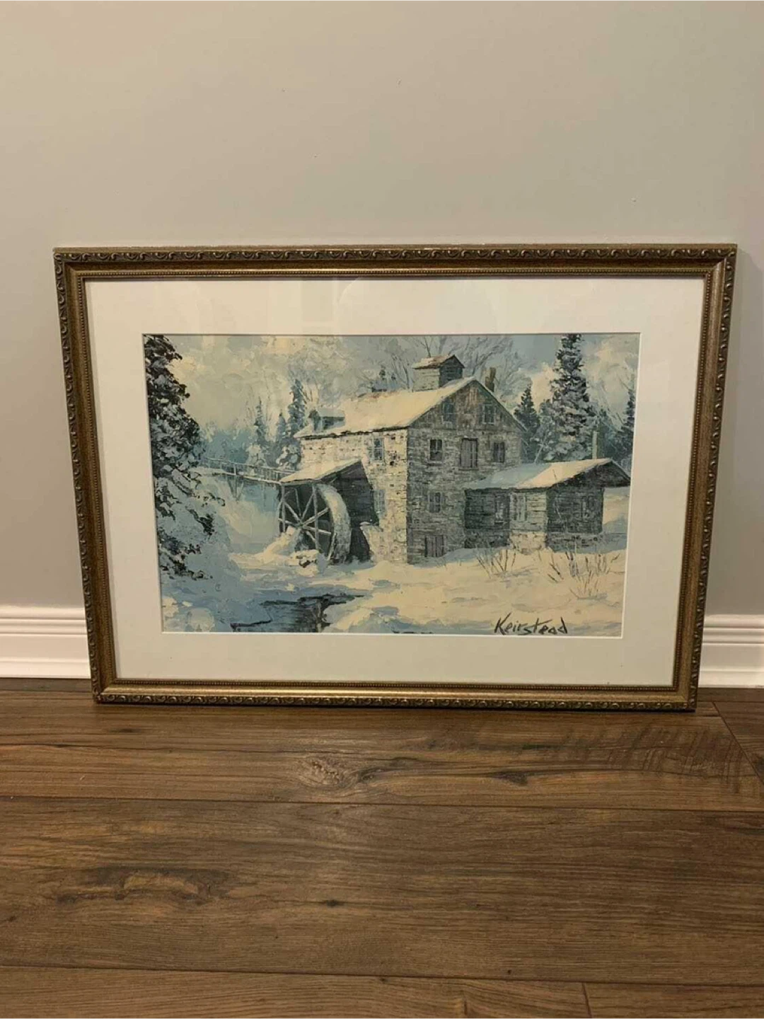 Kirstead 'The Mill at King's Landing' Framed Print