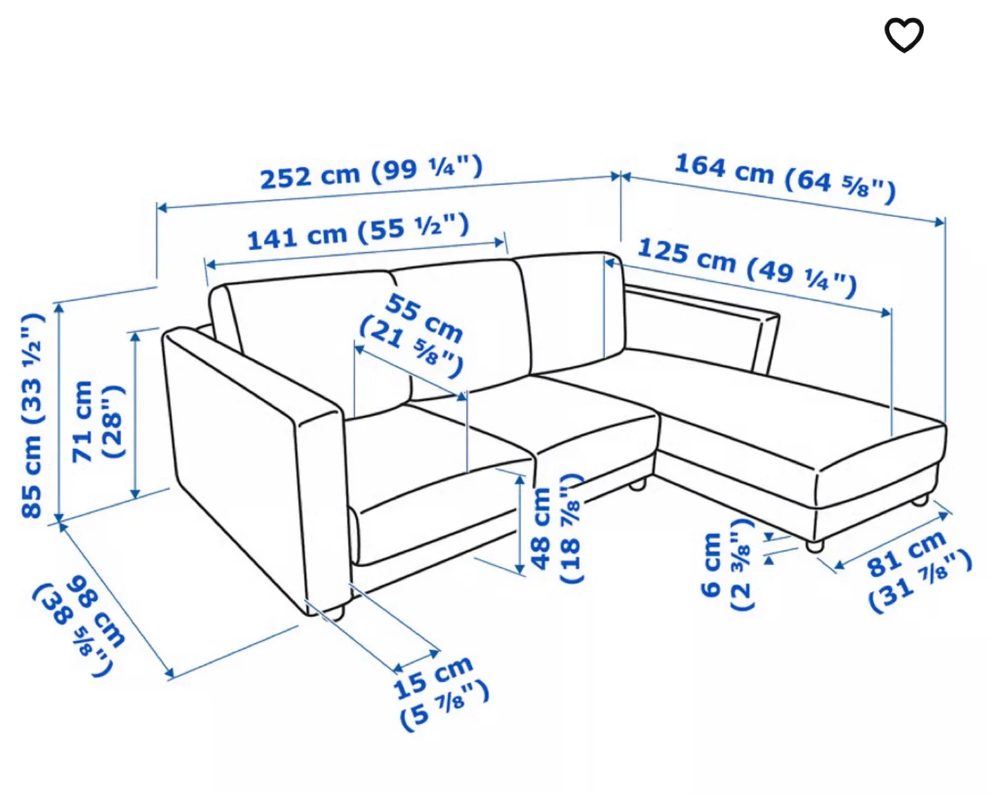 IKEA Finnala Sectional Sofa - Gunnared Beige image indicator(4)