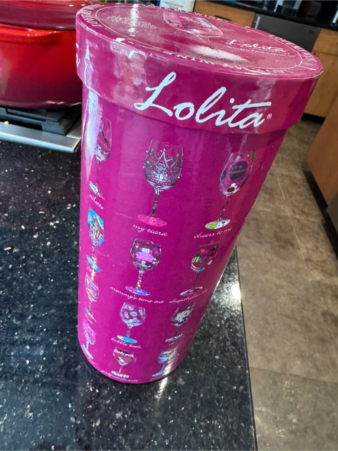 🥕Lolita Queen Wine Glass with Box