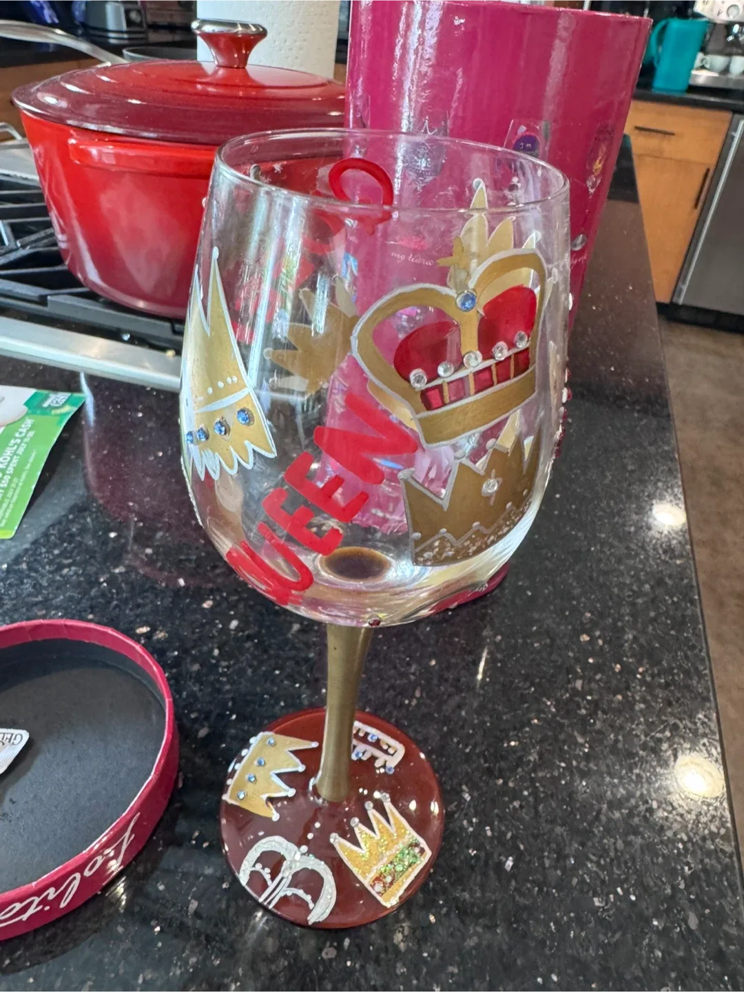 🥕Lolita Queen Wine Glass with Box image indicator(5)