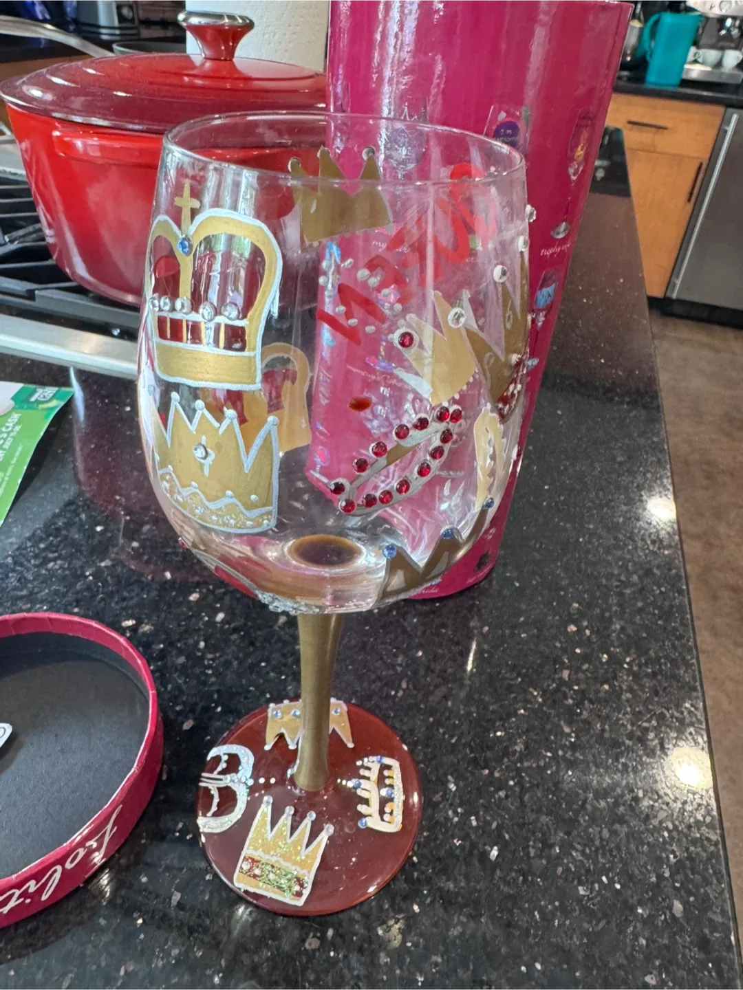 🥕Lolita Queen Wine Glass with Box image indicator(6)