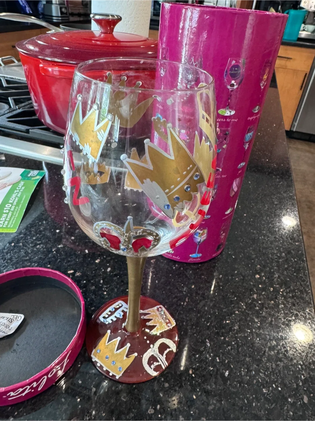 🥕Lolita Queen Wine Glass with Box image indicator(4)