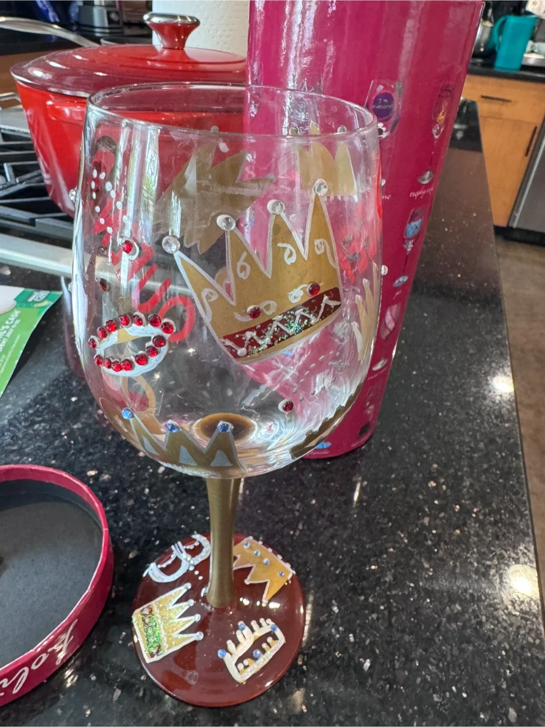 🥕Lolita Queen Wine Glass with Box image indicator(7)