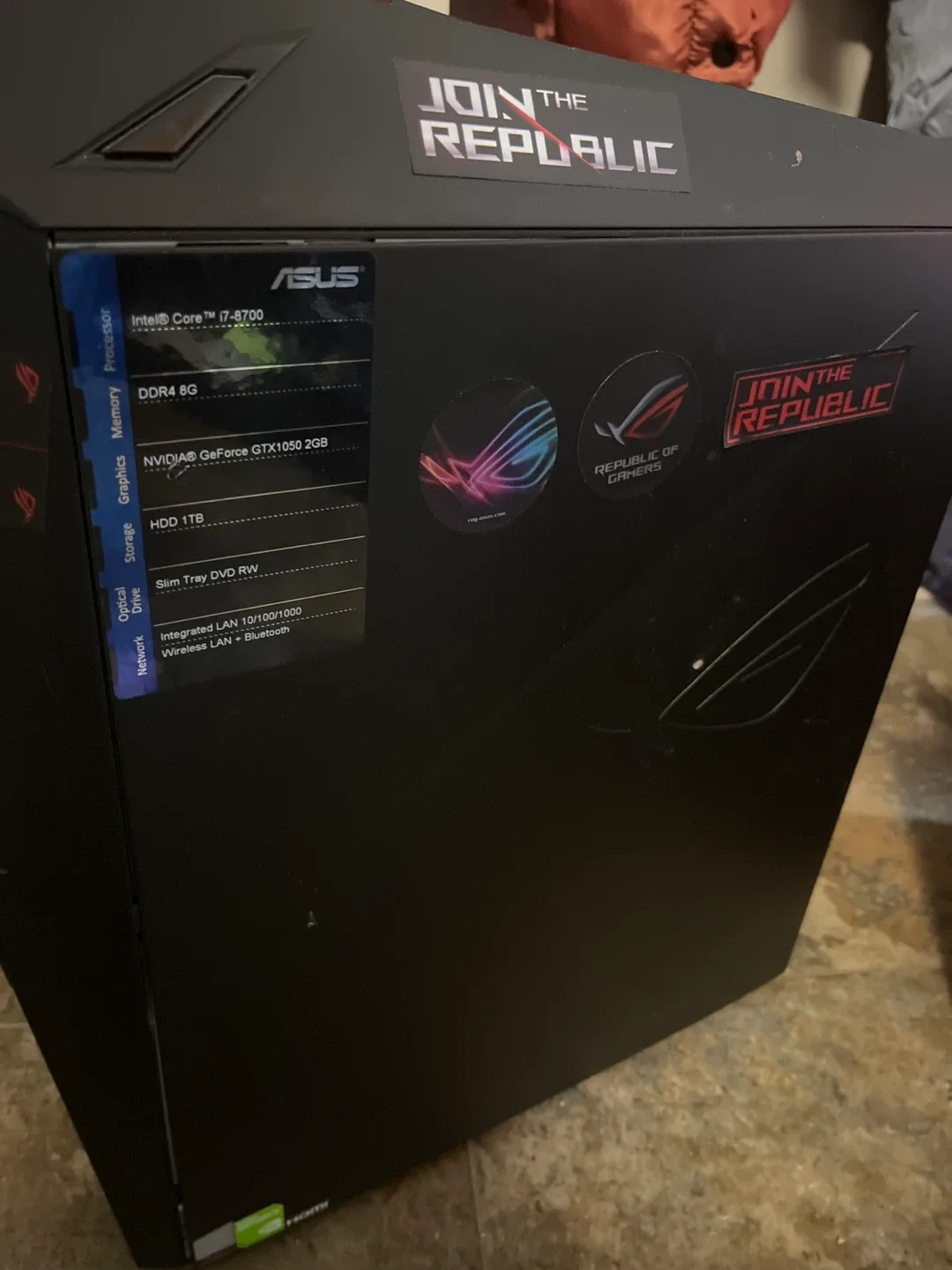 ASUS ROG Republic of Gamers PC Tower image indicator(4)