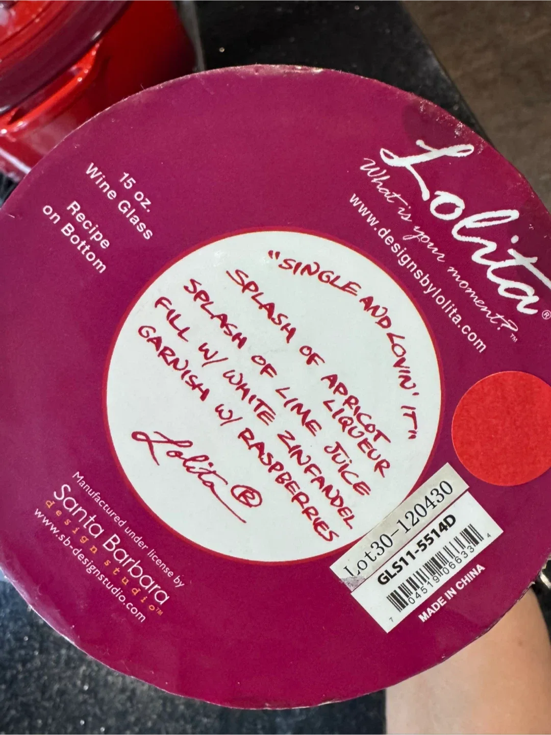 🥕Lolita "Ring, No Regrets" Wine Glass - 15 oz image indicator(2)