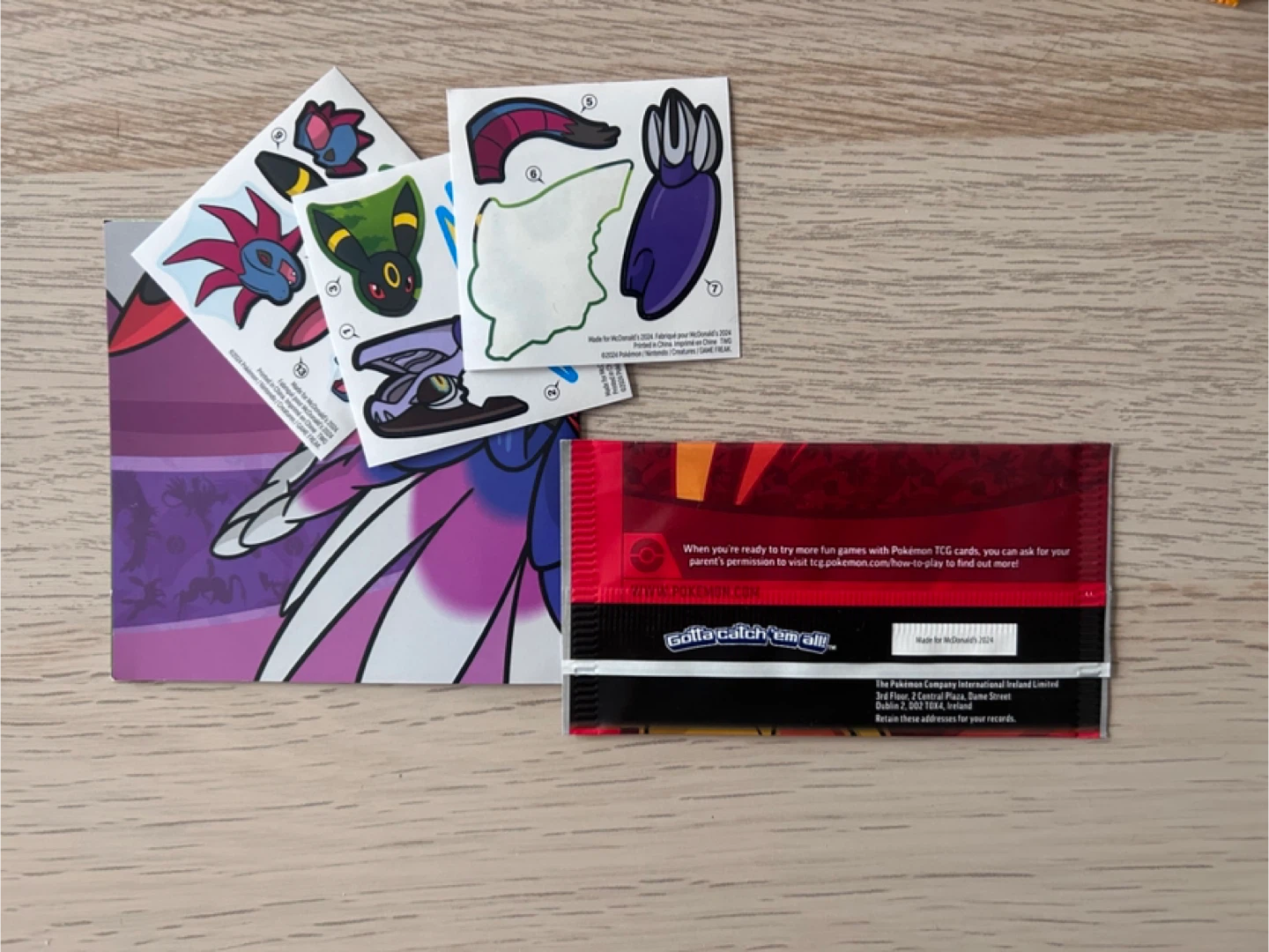 Pokemon McDonald's 2024 TCG Pack - photo 2