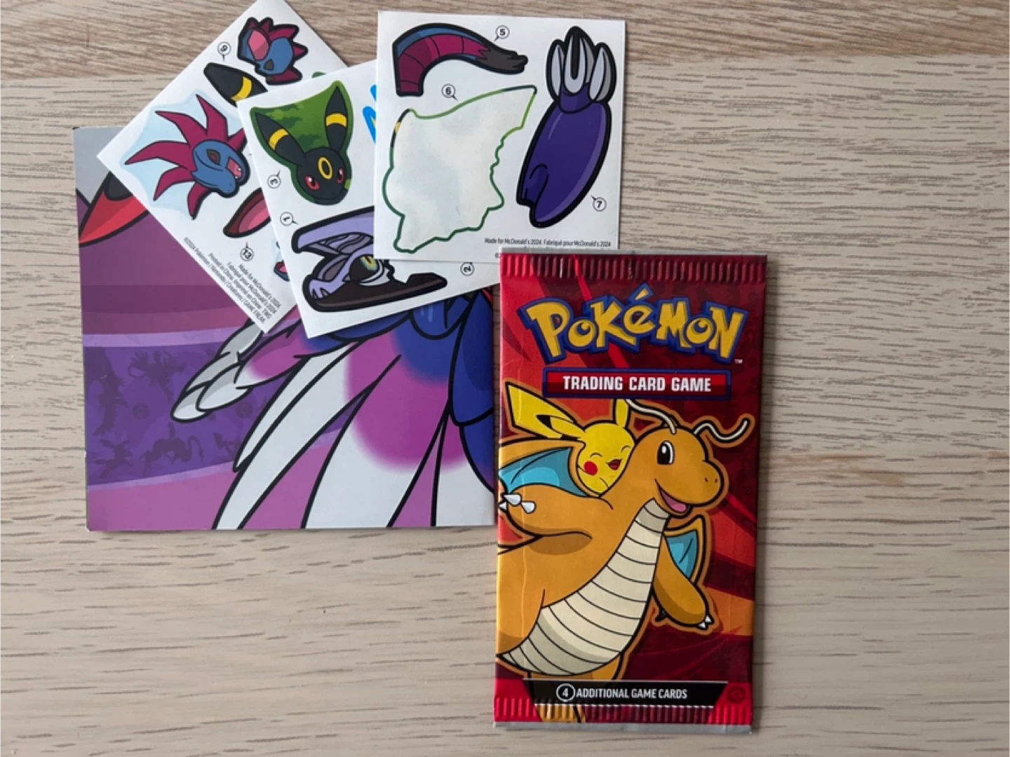 Pokemon McDonald's 2024 TCG Pack