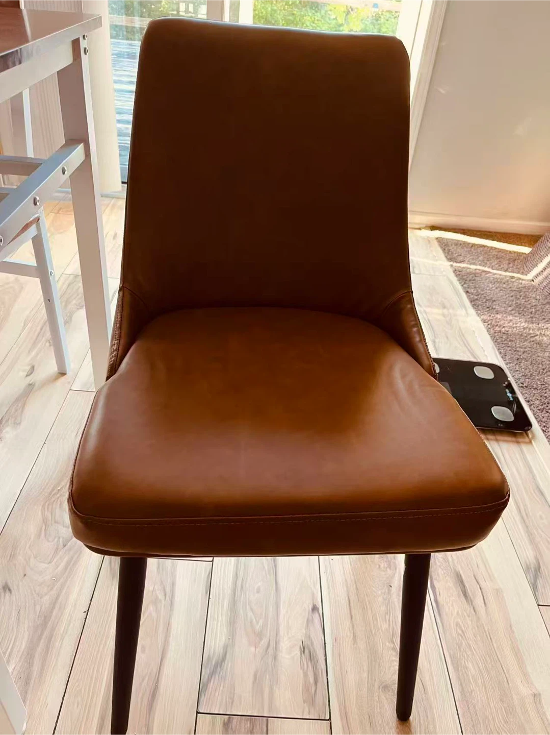 Brown Leather Dining Chair - New in Box