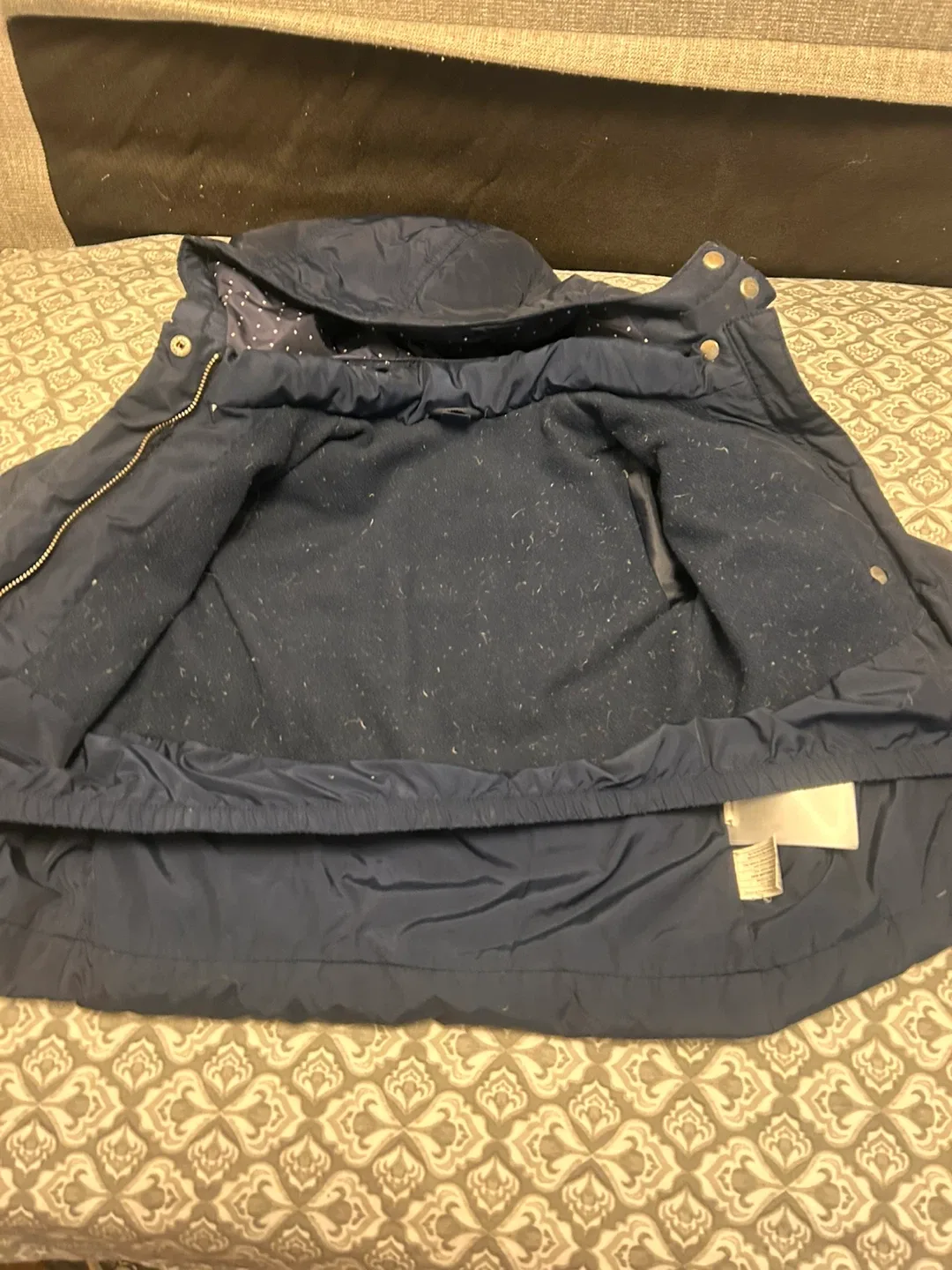 Gap Kids Blue Puffer Jacket - Size 4 Years image indicator(4)