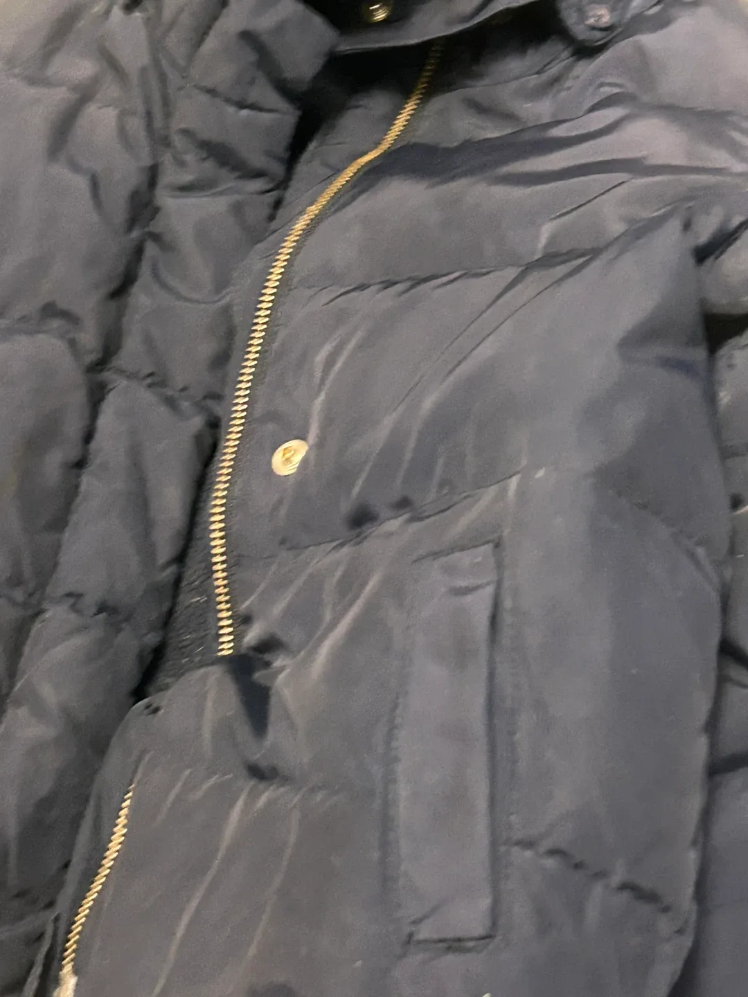 Gap Kids Blue Puffer Jacket - Size 4 Years image indicator(8)