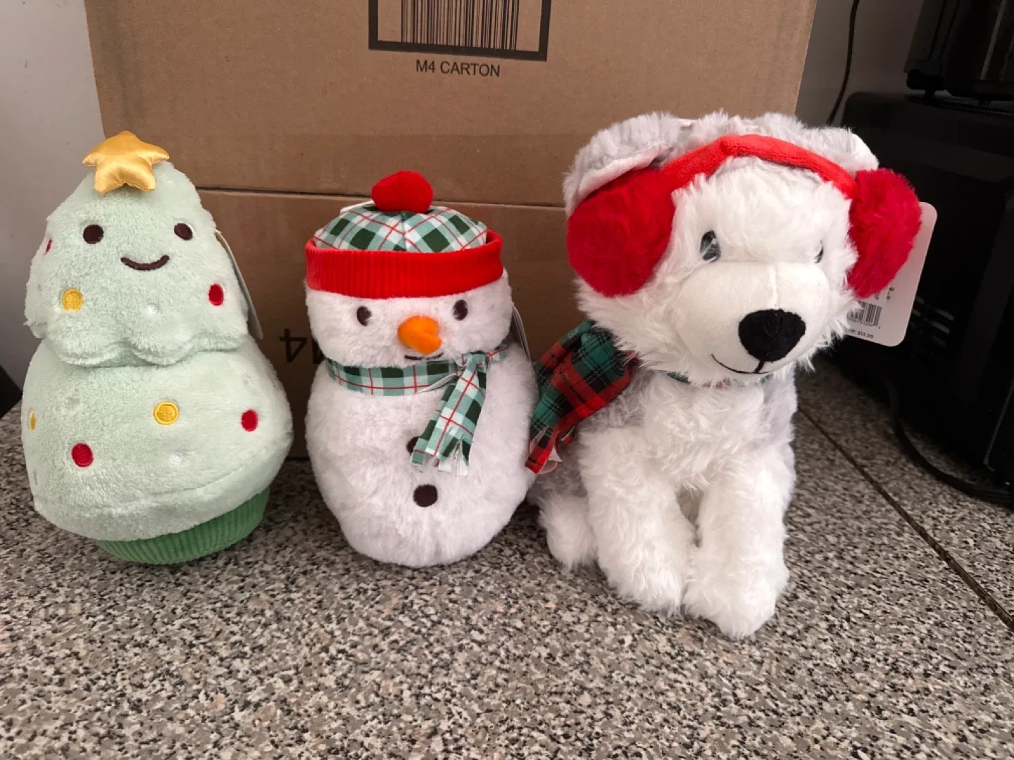 NON-NEGOTIABLE: Holiday Plush - Christmas Tree, Snowman, Dog thumbnail