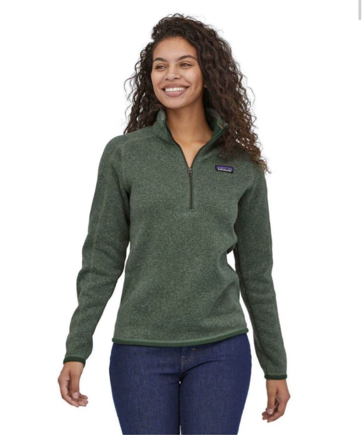 Patagonia Better Sweater 1/4 Zip - Hemlock Green, M