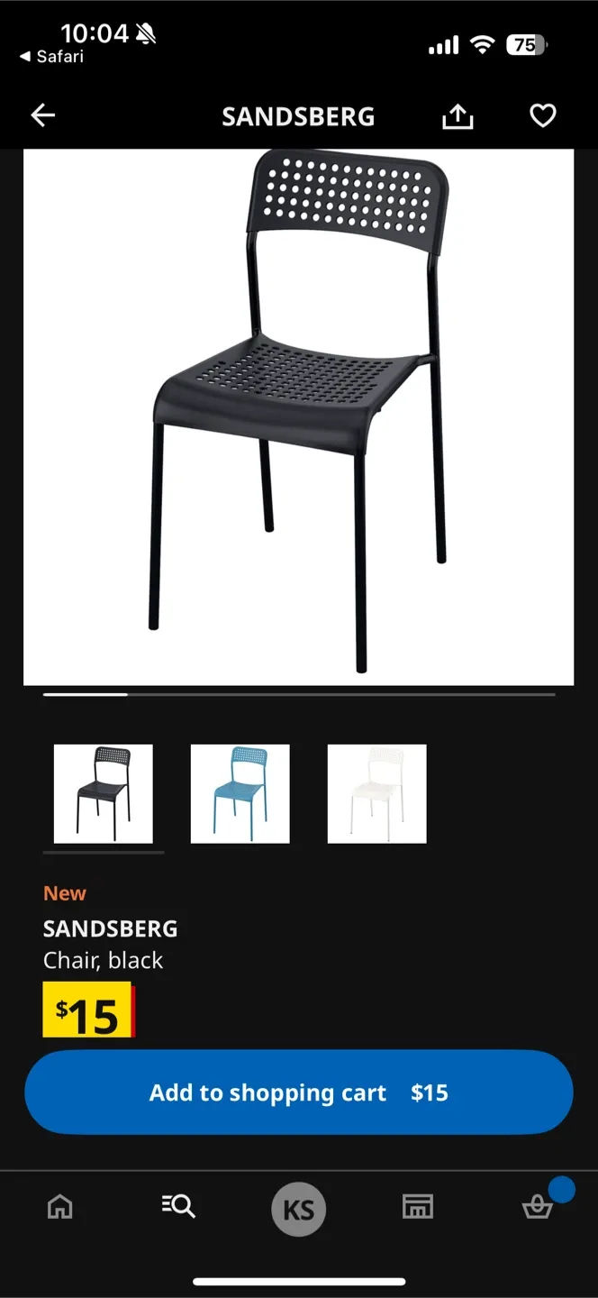 2 Ikea chair with cushion - very good condition! image indicator(4)