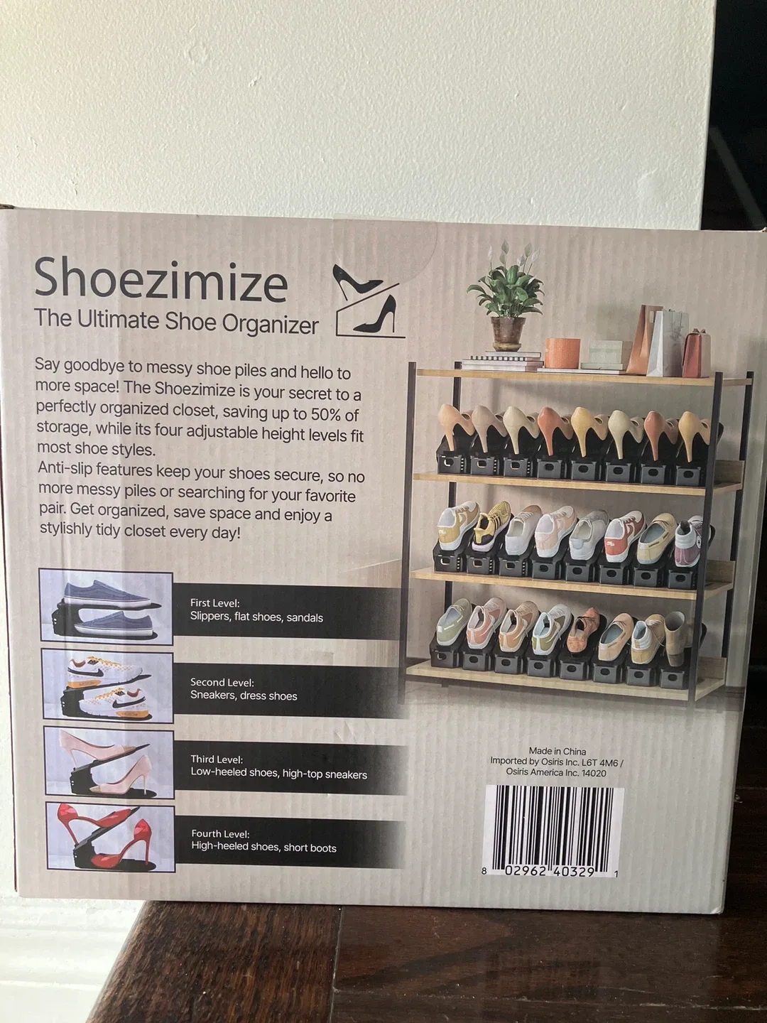 Shoe Organizer (for 10 pairs of shoes) image indicator(2)