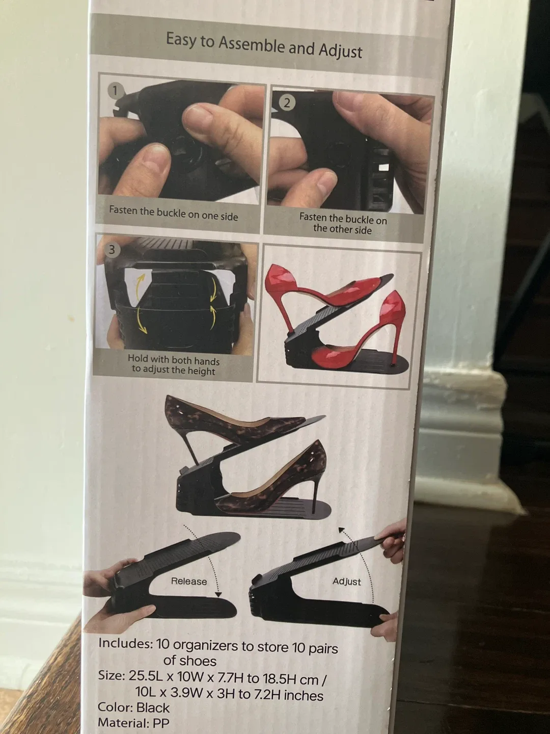 Shoe Organizer (for 10 pairs of shoes) image indicator(4)