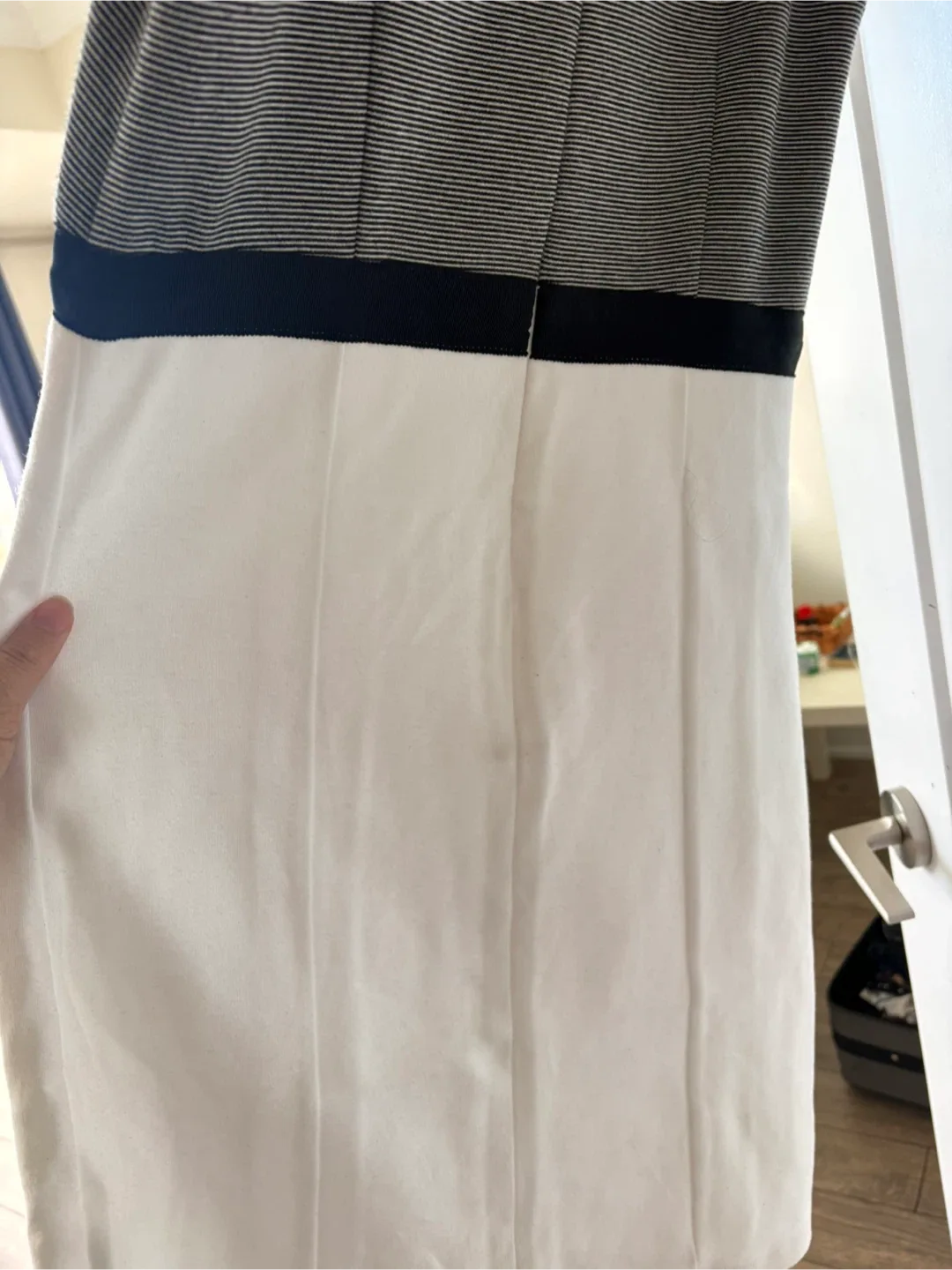 John Baner Striped & White Dress image indicator(6)