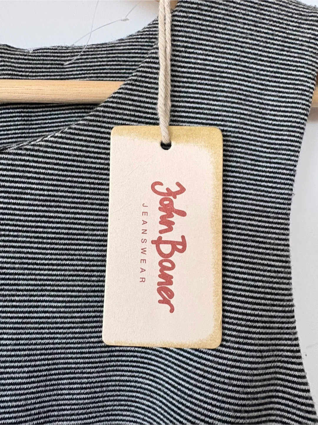 John Baner Striped & White Dress image indicator(5)