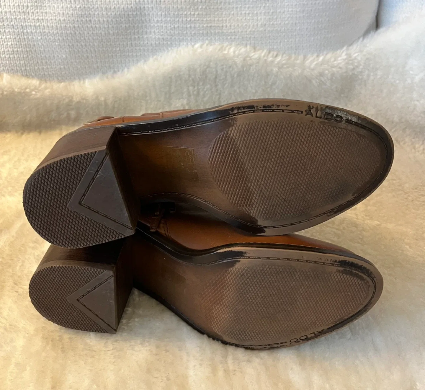 Aldo Brown Ankle Boots Women Size 7.5 image indicator(10)