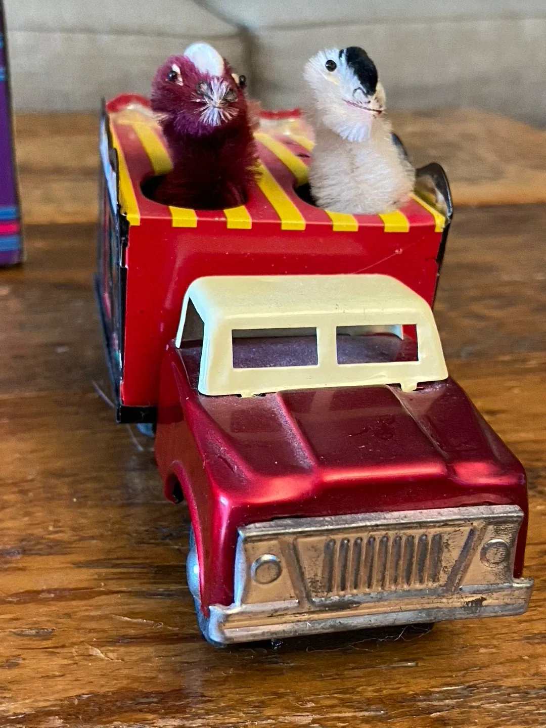 Made in China Tin Friction Toy Circus Car w/box image indicator(5)