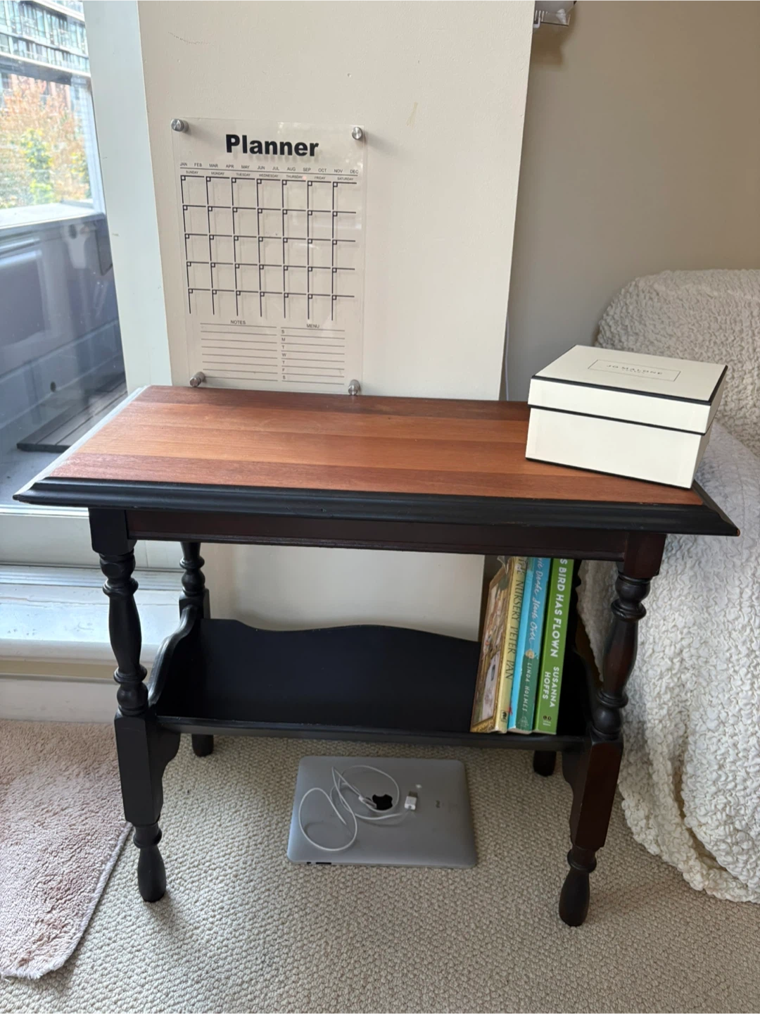 Side Table with Shelf