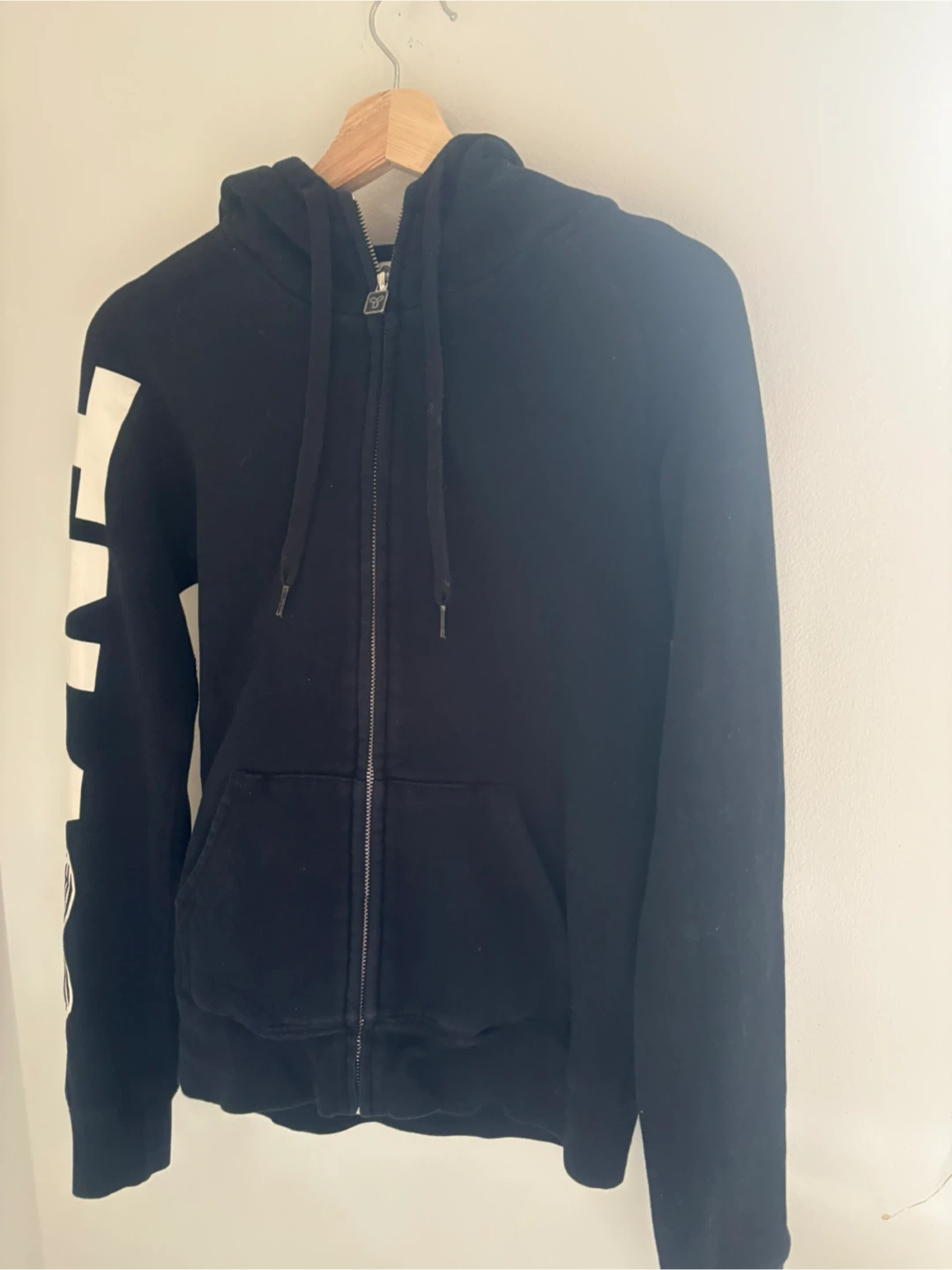 TNA Black Full-Zip Hoodie - Size Small