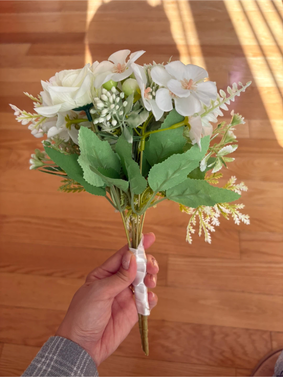 Artificial Flower Bouquet & Boutonniere Set - photo 2