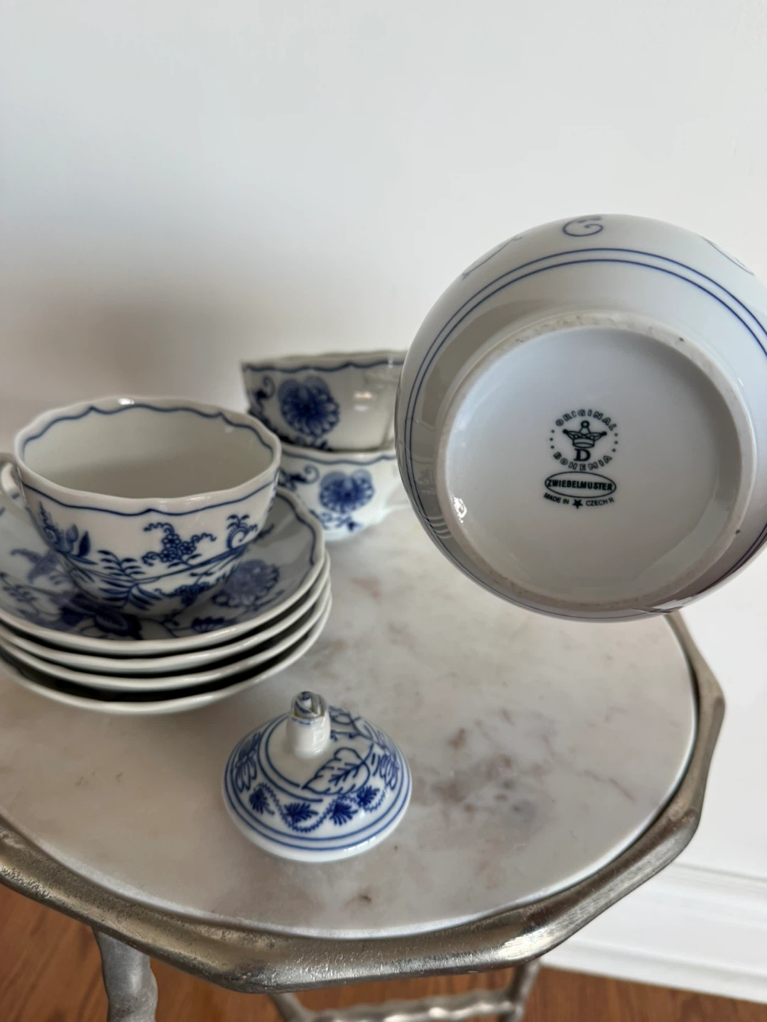 Original Zwiebelmuster Blue Onion Tea Set - photo 3
