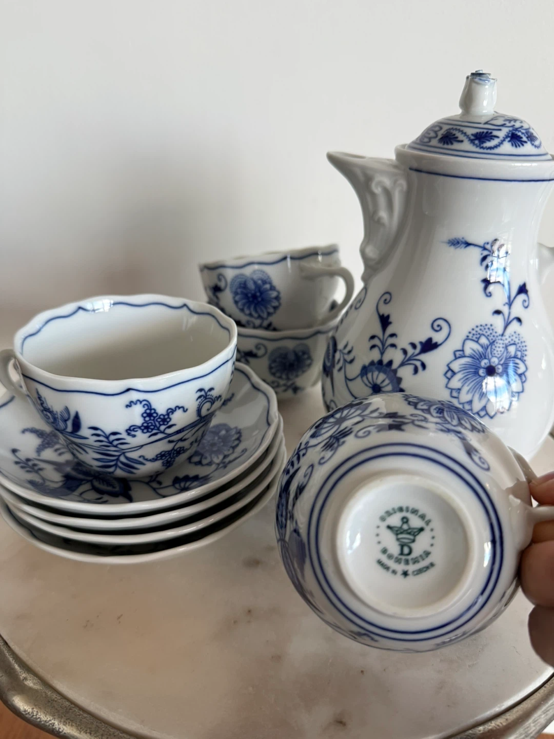 Original Zwiebelmuster Blue Onion Tea Set - photo 2