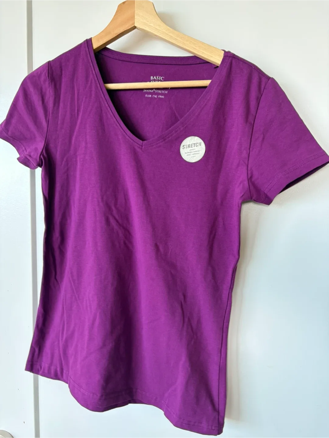 Janina Stretch Purple T-Shirt - EU38 image indicator(2)