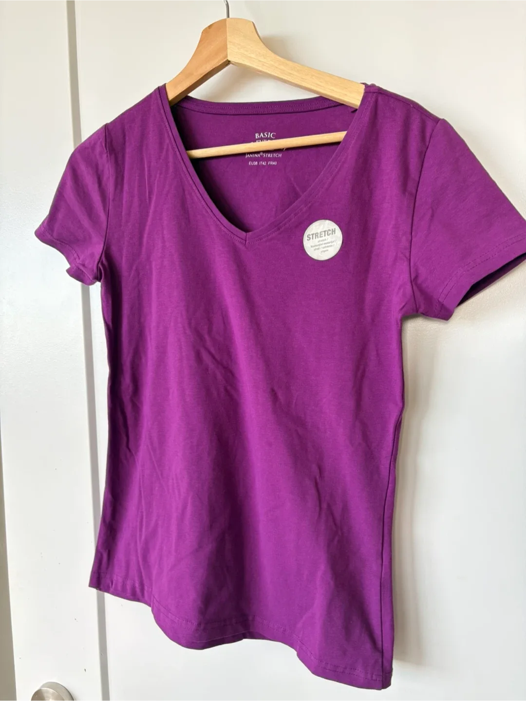 Janina Stretch Purple T-Shirt - EU38 image indicator(3)