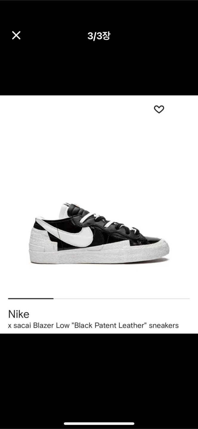 Nike x sacai Blazer Low Sneakers - photo 3