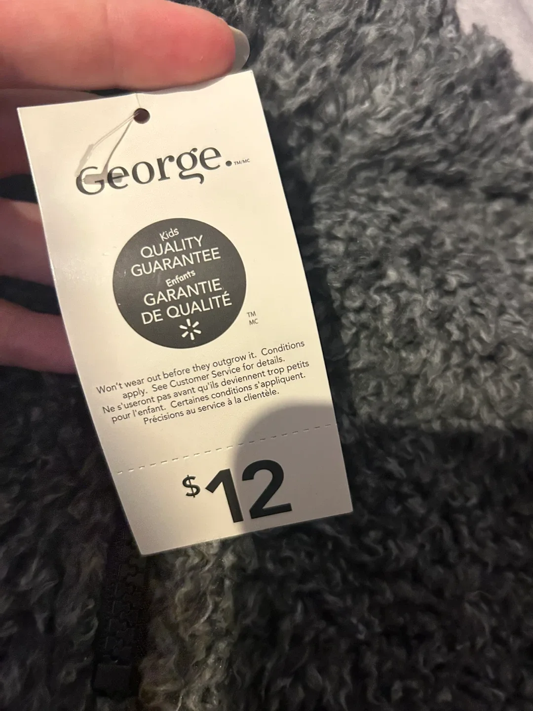 George Boys XS/TP Sherpa Top New with Tags image indicator(4)