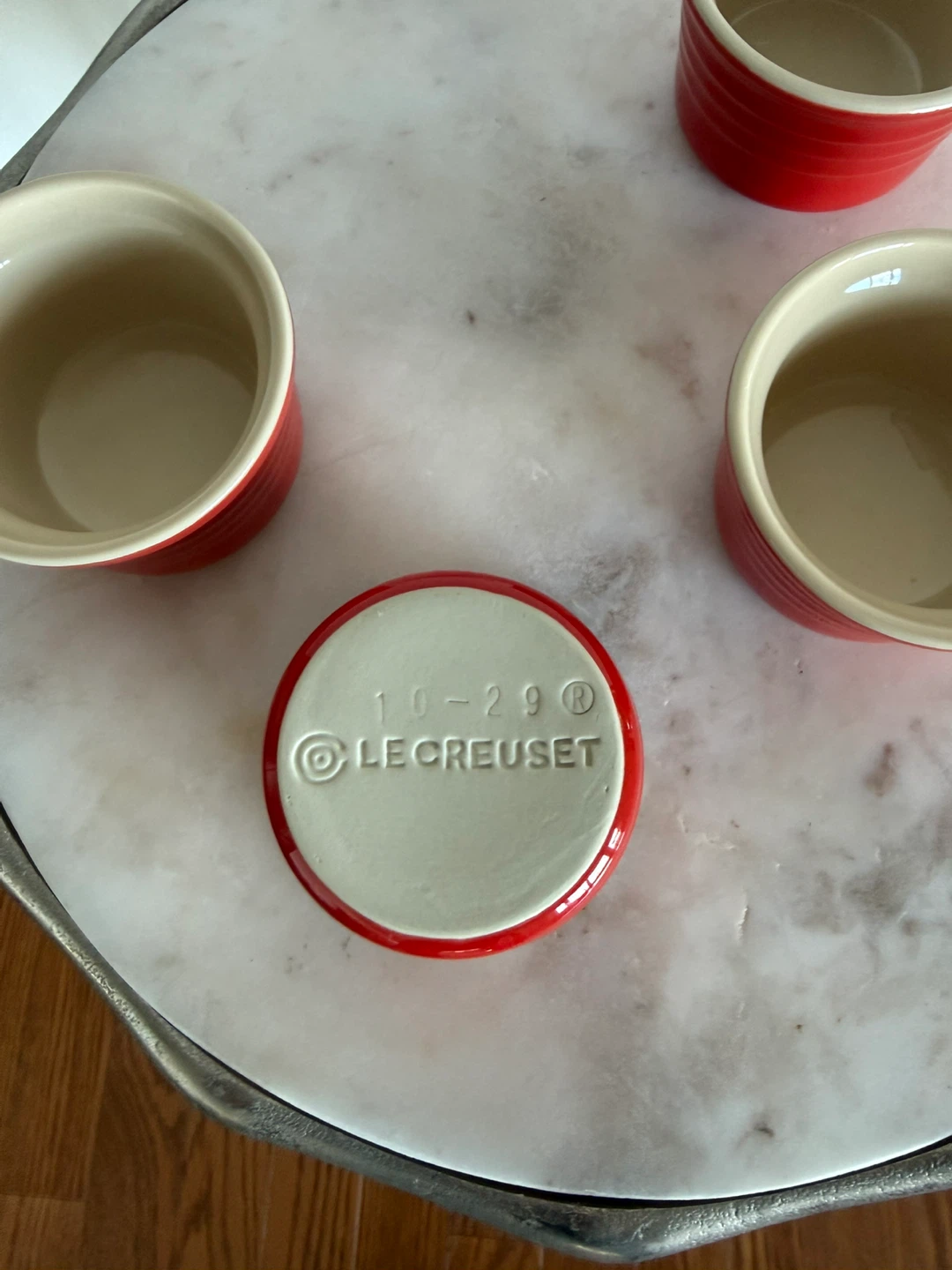 Le Creuset Red Ramekins - Set of 4 - photo 2