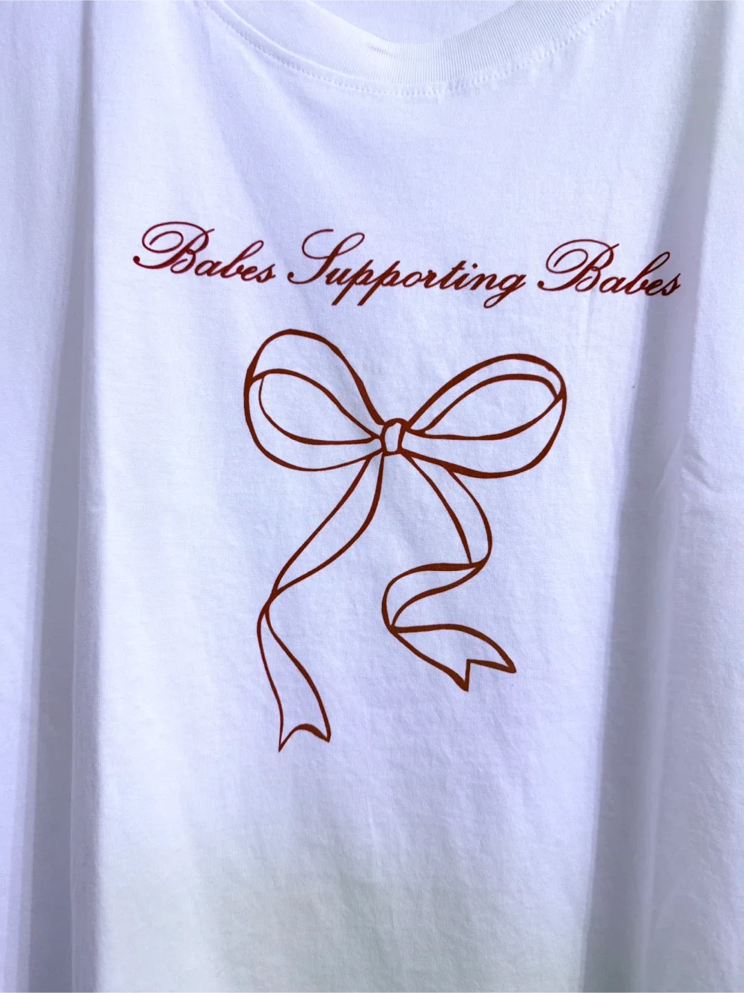 Brunette The Label Babes Supporting Babes Tee image indicator(4)