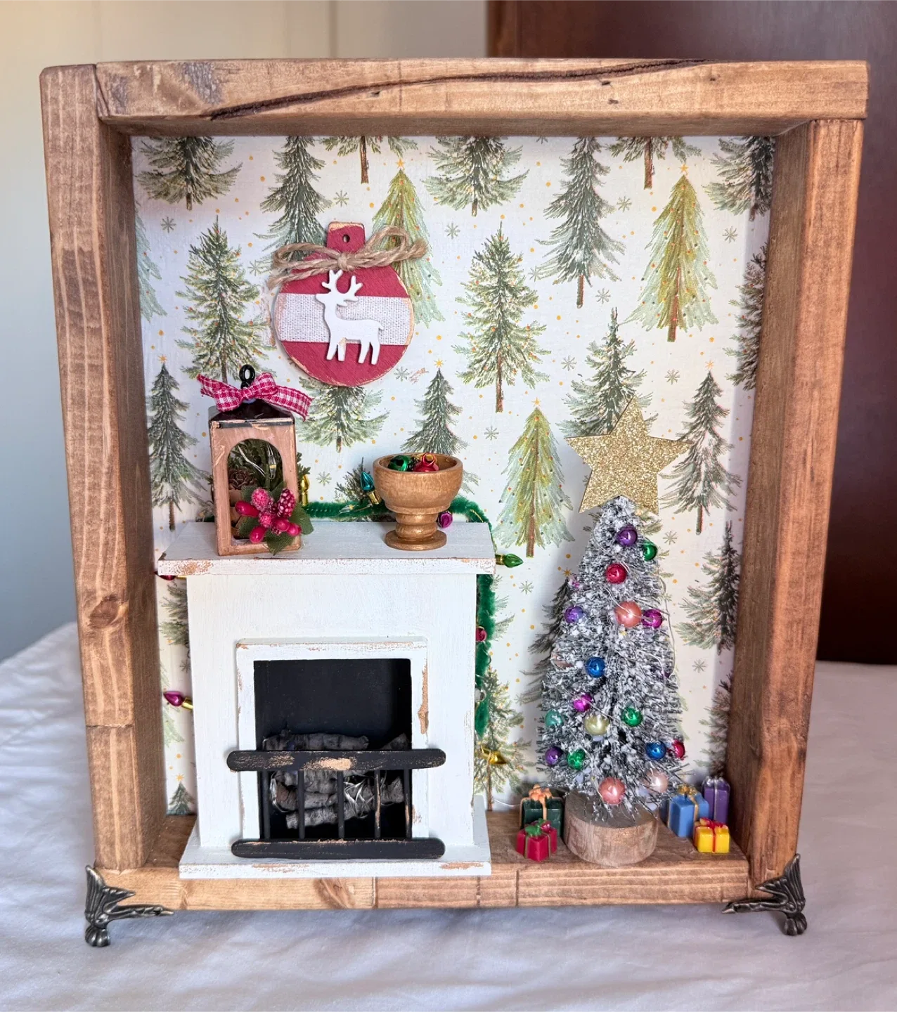 Handmade Christmas Shadow Box image indicator(6)