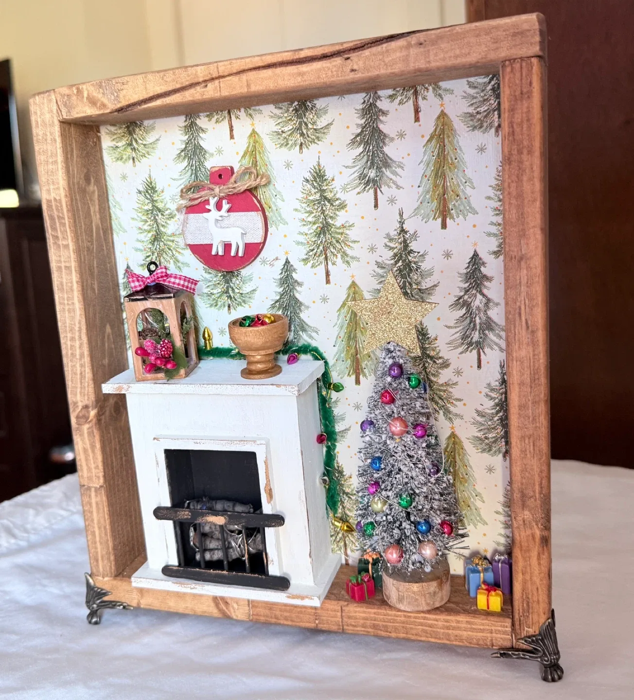 Handmade Christmas Shadow Box image indicator(5)