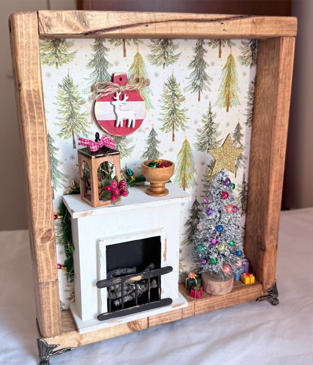 Handmade Christmas Shadow Box image indicator(2)
