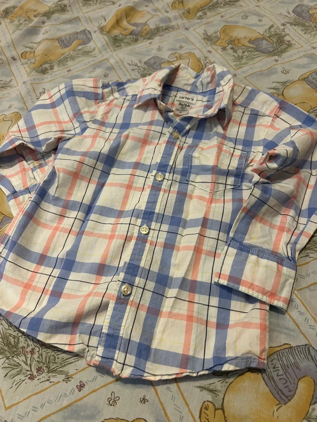 Carter's Toddler Plaid Shirt - Size 3T image indicator(3)
