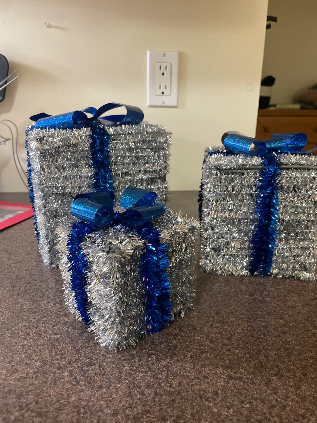 Decorative Christmas boxes - Set of 3 - photo 2