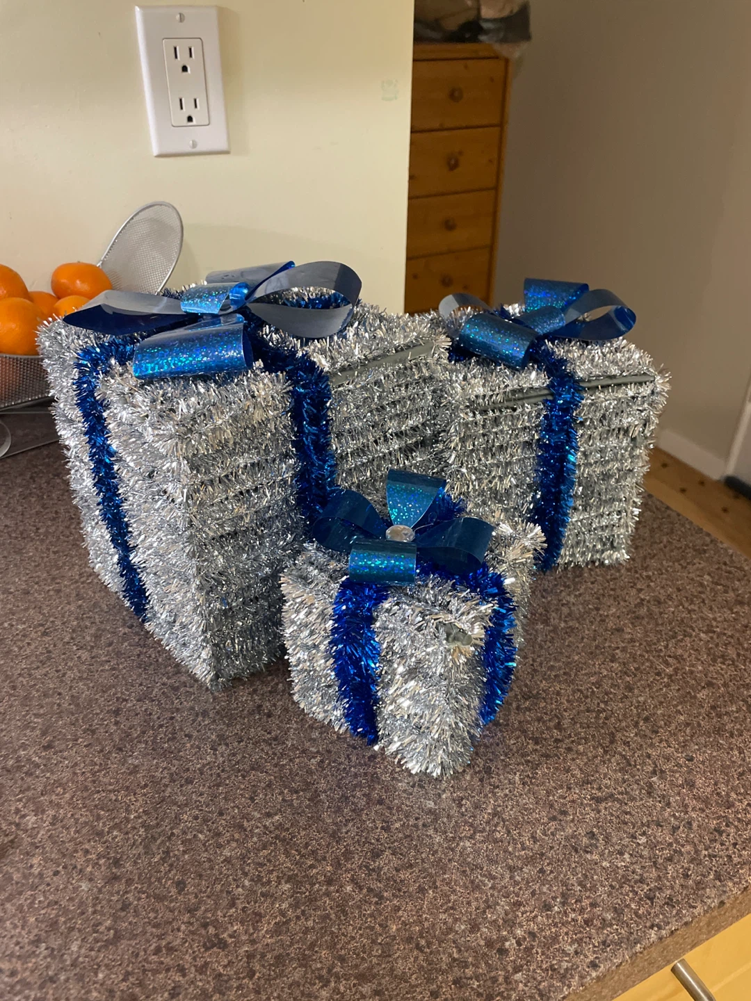Decorative Christmas boxes - Set of 3