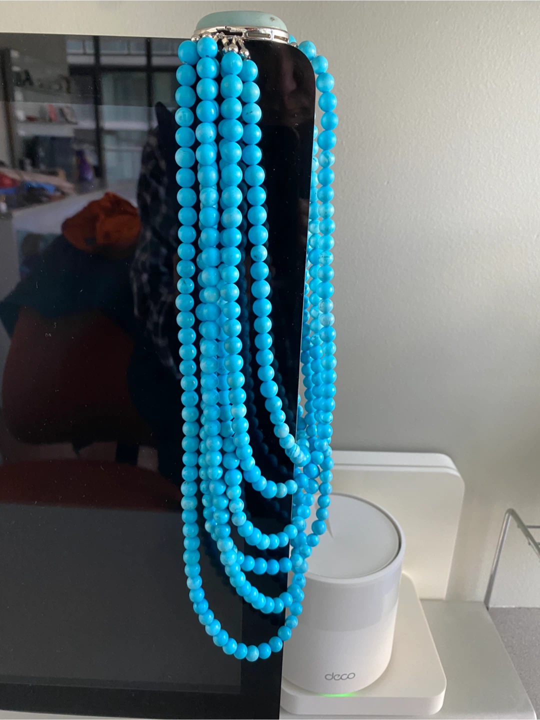 Tara Vanessa Natural Turquoise Beaded Necklace - photo 2