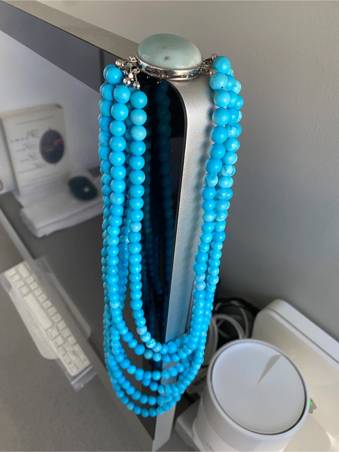 Tara Vanessa Natural Turquoise Beaded Necklace - photo 3