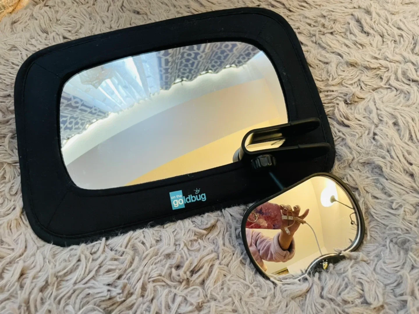 Goldbug Baby Car Mirror Set image indicator(2)